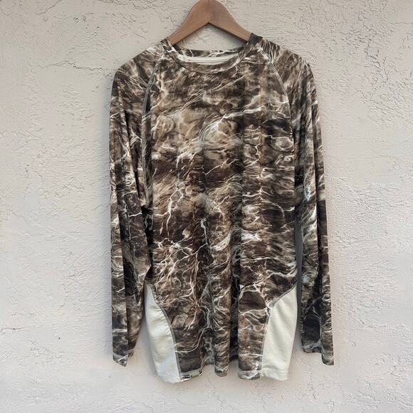 Mossy Oak Long Sleeve Performance Tech Tee Size Large - Picture 1 of 4